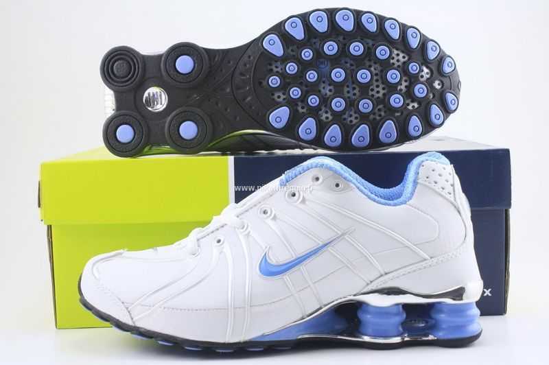 Nike Shox Oz Femmes Blanc Bleu